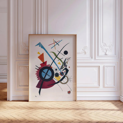 Kandinsky Bauhaus Art Print: Violet Abstract Giclee
