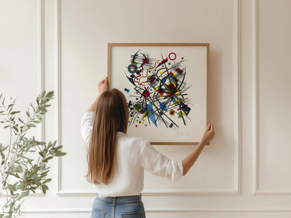 Kandinsky Bauhaus Giclee Print: Mid-Century Modern Art (Available Framed)