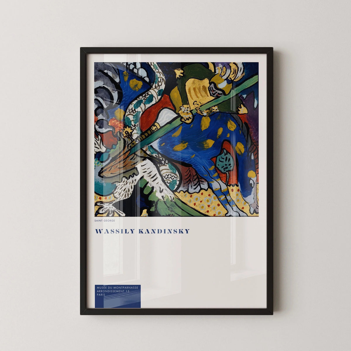 Wassily Kandinsky - St. George | Modern Abstract Art (available handframed or unframed)