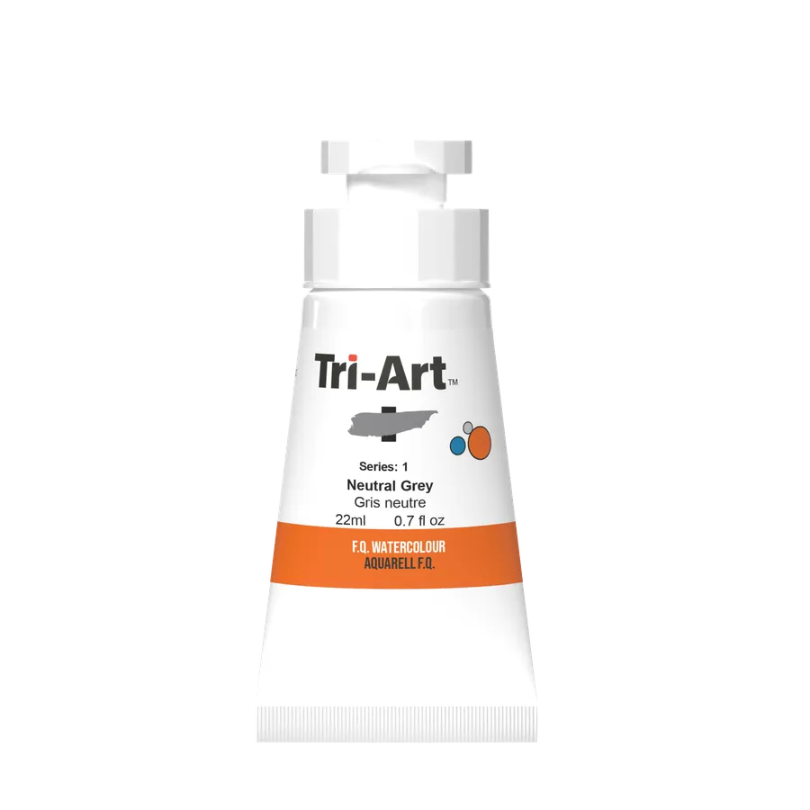 Aquarelles Tri-Art - Gris neutre