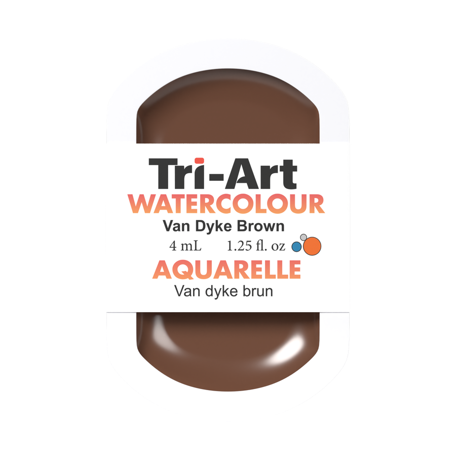 Aquarelle Tri-Art – Brun Van Dyke – 4 ml