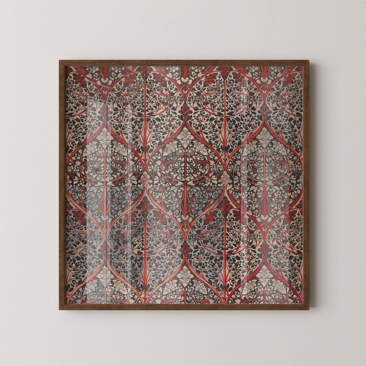 Vintage Botanical Print: Broadbean Pattern Giclee Art (Framed Option)