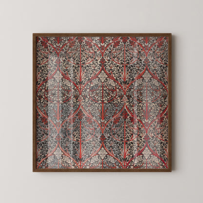 Vintage Botanical Print: Broadbean Pattern Giclee Art (Framed Option)