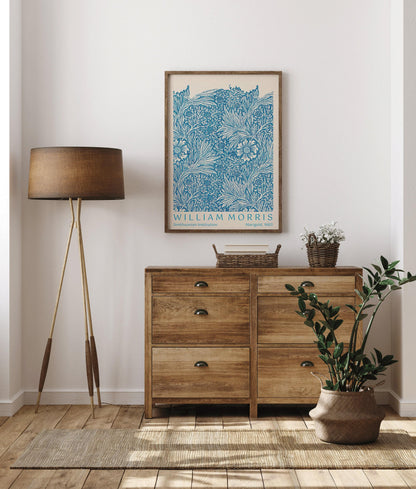 William Morris Marigold Print: Vintage Botanical Poster