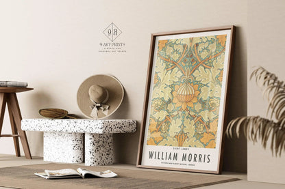 William Morris St. James Print: Vintage Botanical Art Poster