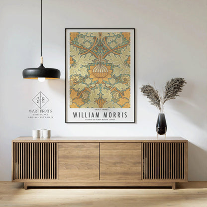 William Morris St. James Print: Vintage Botanical Art Poster