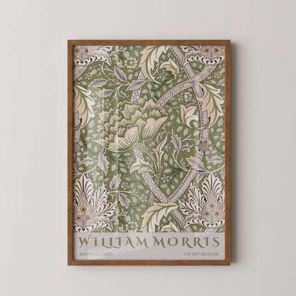 William Morris Windrush Art Print: Vintage Botanical Poster