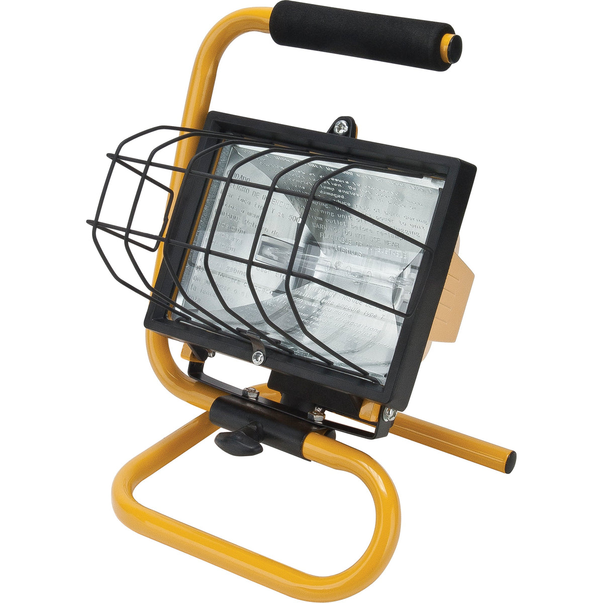 Projecteur de travail portable, halogène, 500 W, 8000 lumens, boîtier en acier