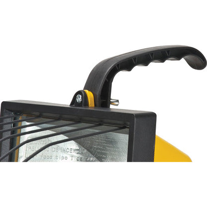 Projecteur de travail à deux têtes, halogène, 500 W, 16 000 lumens, boîtier en acier
