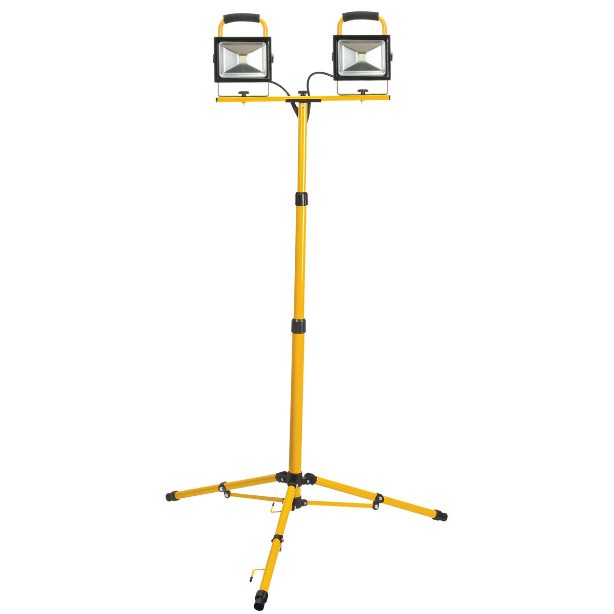 Twin-Head Work Light, LED, 40 W, 4800 Lumens, Aluminum Housing