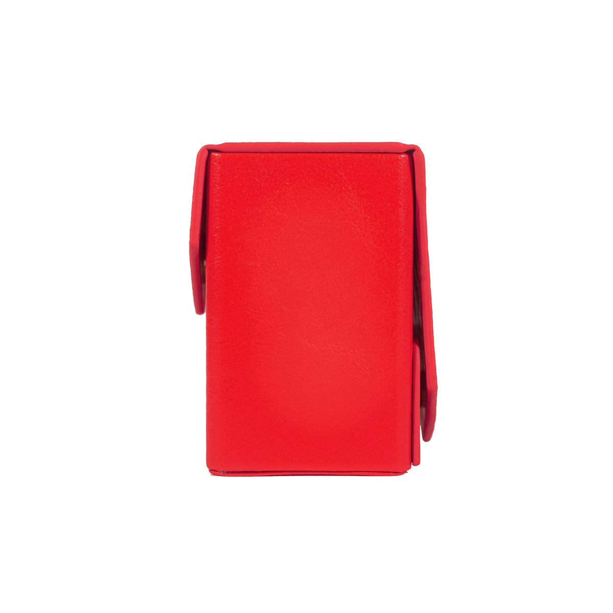 Red Deck Box + Belt Loop - Hard Shell - Faux Leather