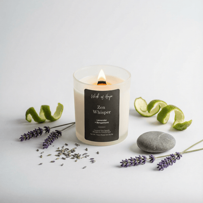 Bougie Zen Whisper | Lavande + Bergamote